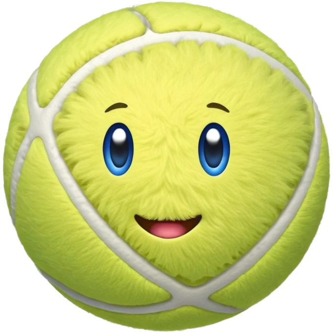 blue tennis ball emoji