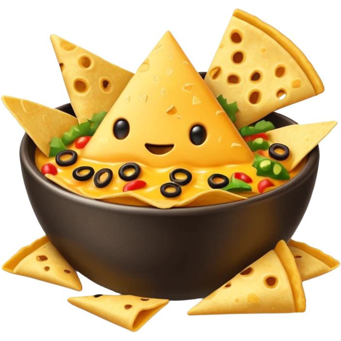 nachos with cheese dip emoji
