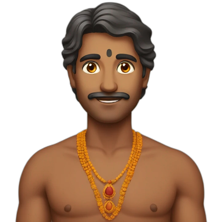 hindu man emoji