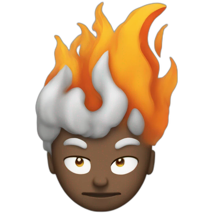 Fuego y humo emoji