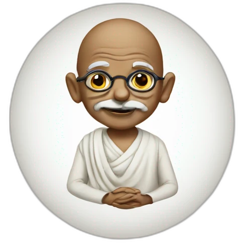 gandhi emoji