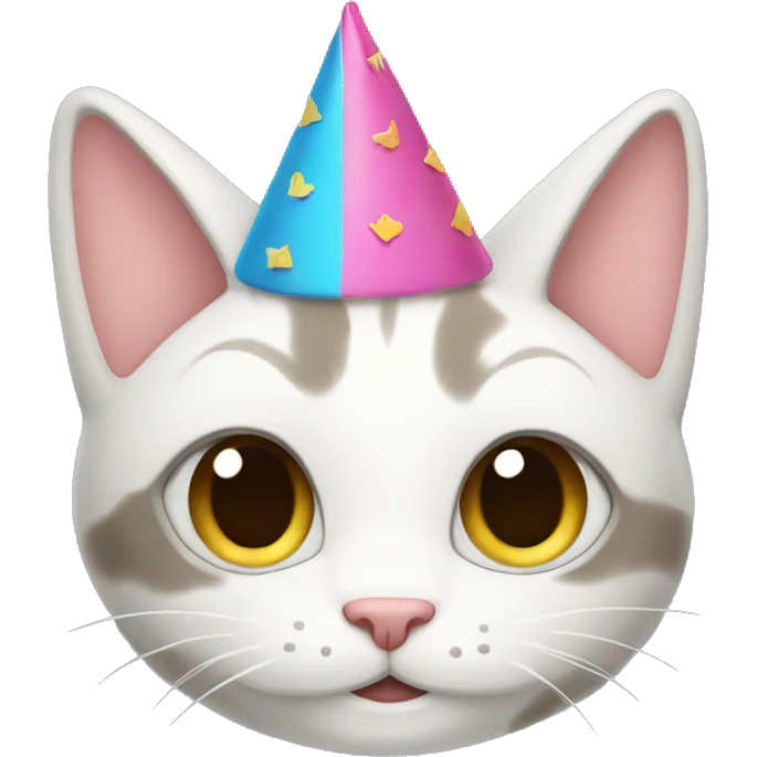 Birthday cat emoji