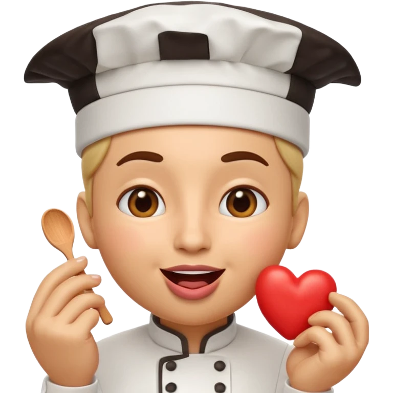 Chef Kiss El Hareketi, 3D rendered emoji, with professional lighting, white background emoji