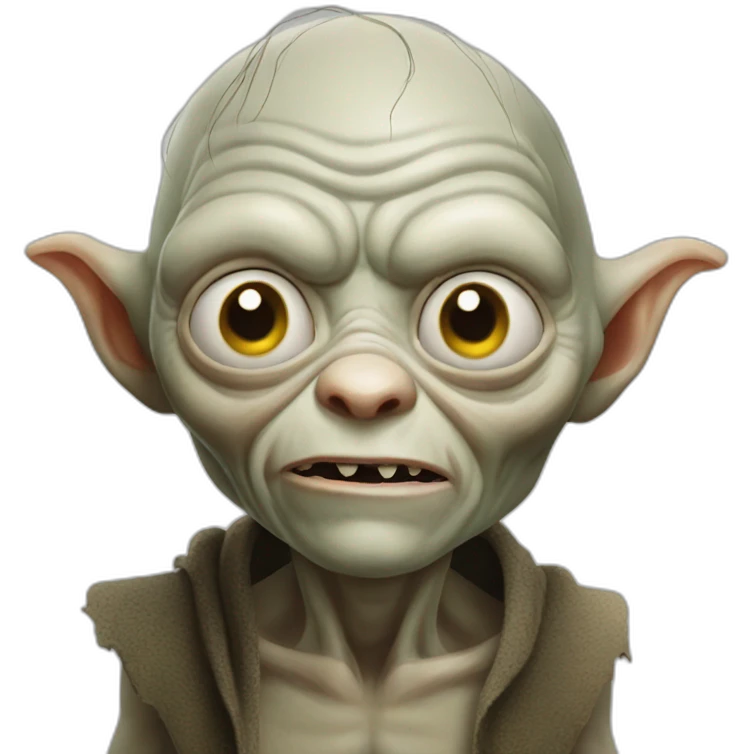 gollum lord of the rings character emoji