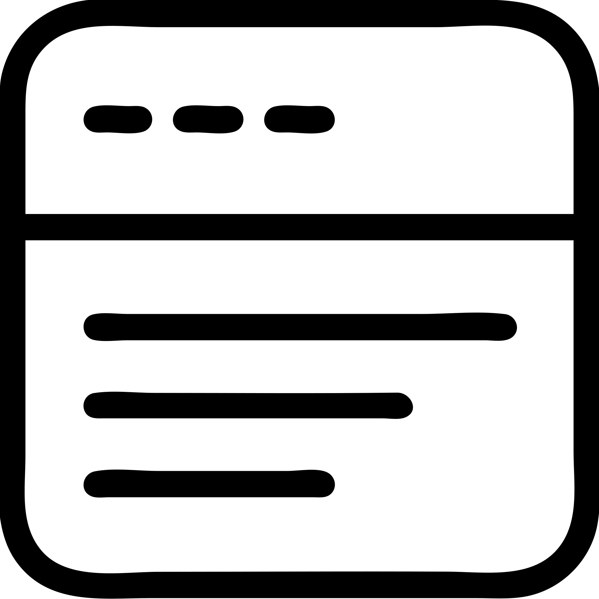 minimalistic bold black-and-white icon of a simple card with four dashes and horizontal lines, clean geometric lines, inspired by Netflix UI, square, flat, no gradients, vector style, suitable for dark and light mode emoji