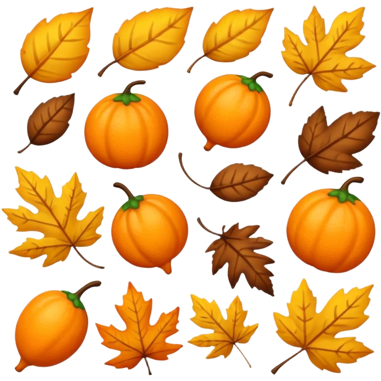 Fall aesthetic emojis emoji