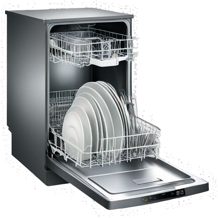loaded dishwasher diagonal view emoji