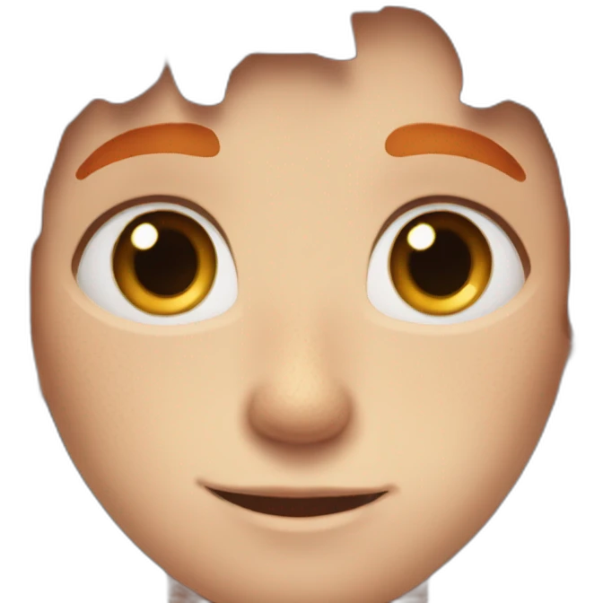 freckled boy with blue eyes and orange hair emoji