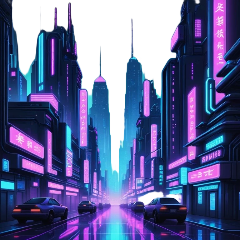 Cyberpunk aesthetic dark city night with neon lights shiny lights scenery scene, neoncore, pastelcore, aesthetic, sparkly, shiny, beautiful, elegant, pretty, amazing, epic emoji