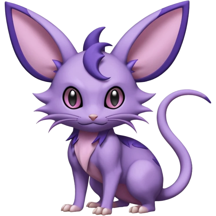 Rattata-Noibat-Espeon-Purrloin-Fakemon-hybrid-creature (full body) emoji
