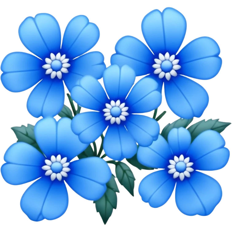 I need something for winter Video like bleu flowers emoji