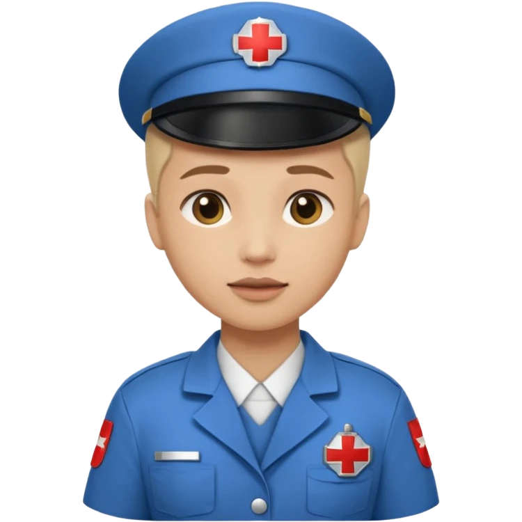 medic being accepted on a hospital emoji