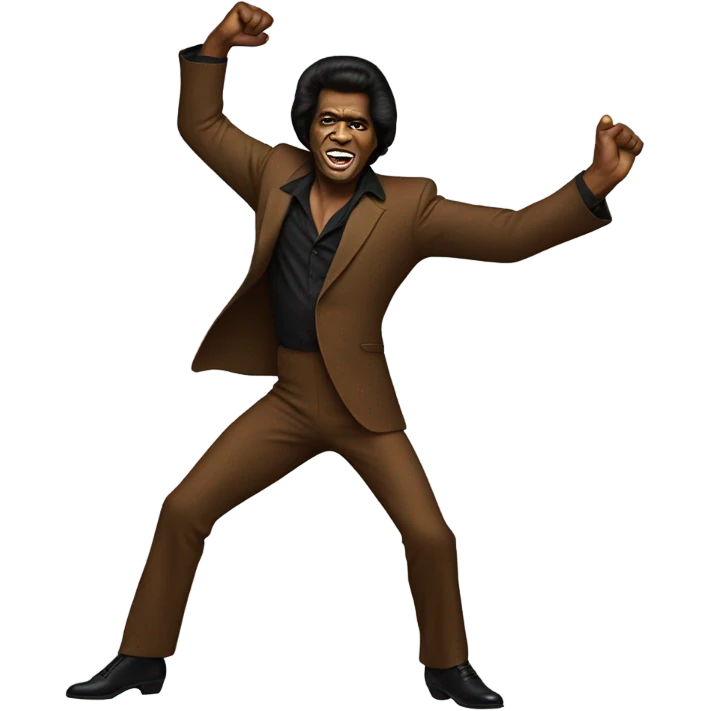 James Brown dancing emoji