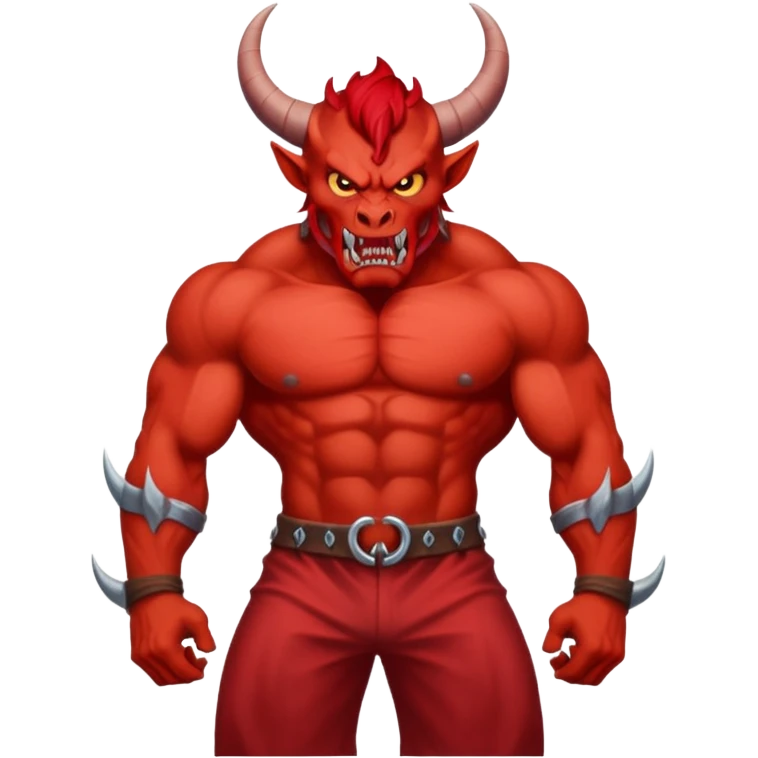 Red demon emoji