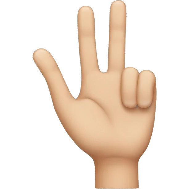 finger 1 emoji