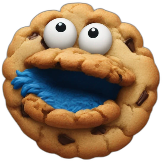 cookie monster emoji