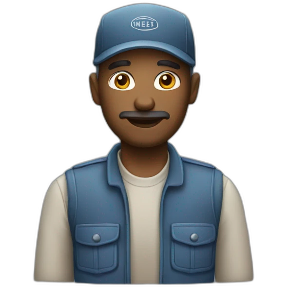 truck driver old emoji