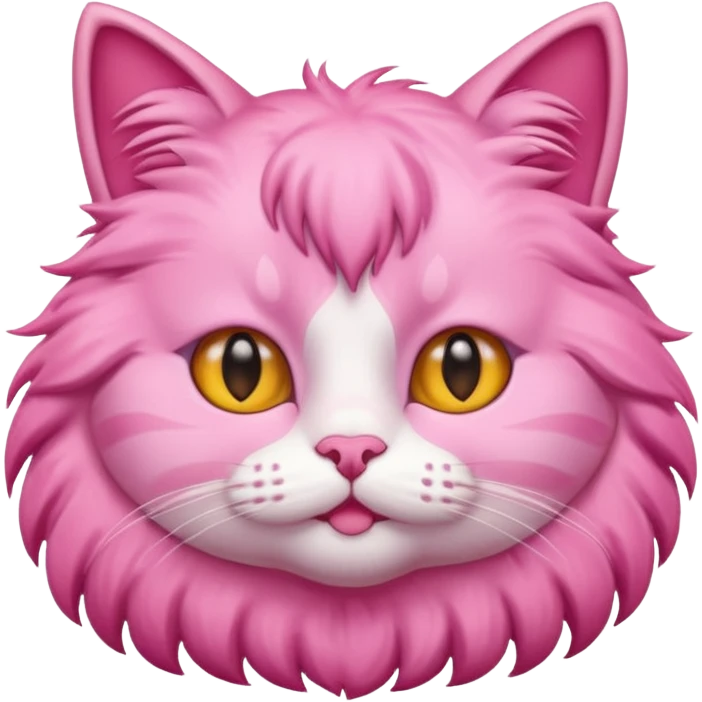 Pink cute cat  emoji