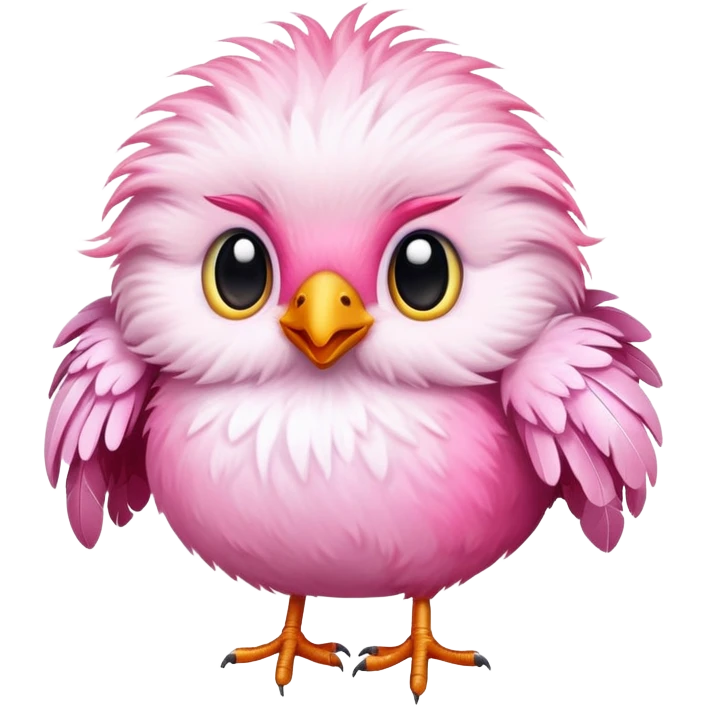 pink bird emoji
