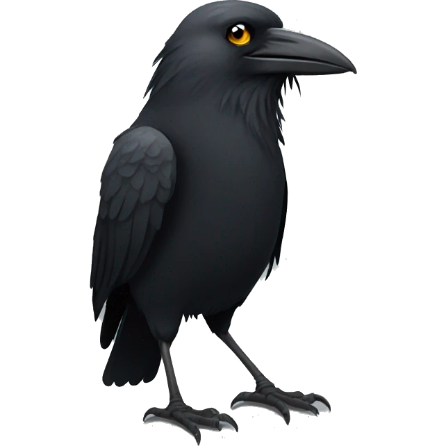 homeless crow emoji