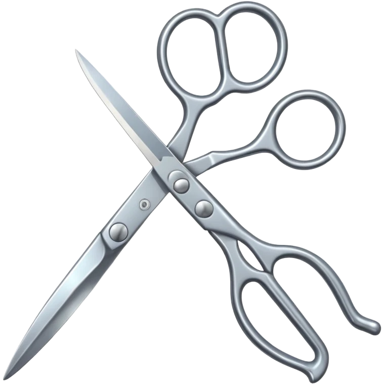 silver scissor emoji