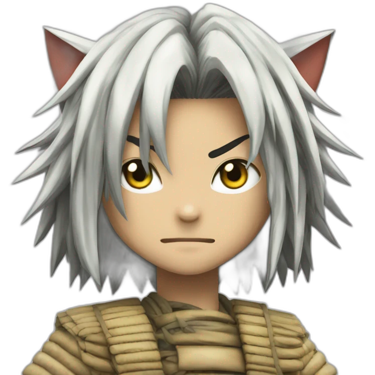 Tora the yokaï in ushio and tora emoji