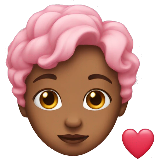 Heart baby rose emoji