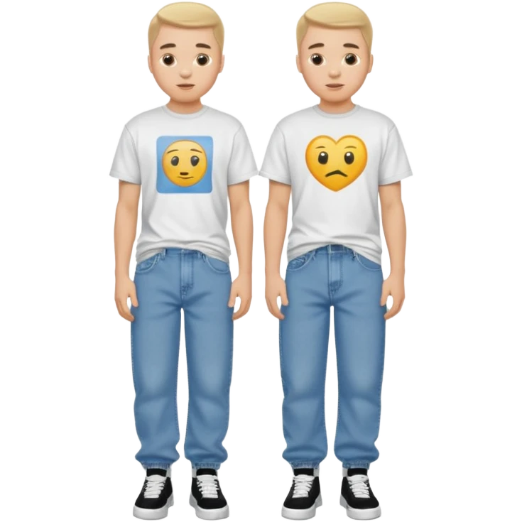 a white guy with a Y2K drip style  emoji