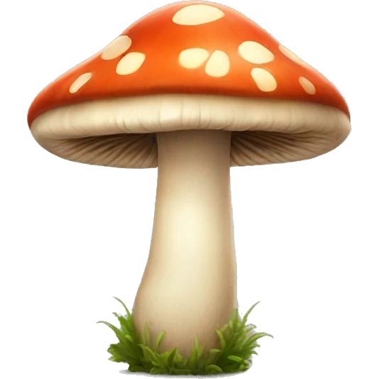 Thunderous mushroom emoji