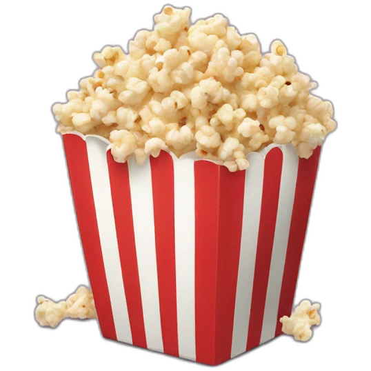 popcorn box emoji