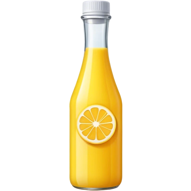 Bottled yellow juice emoji