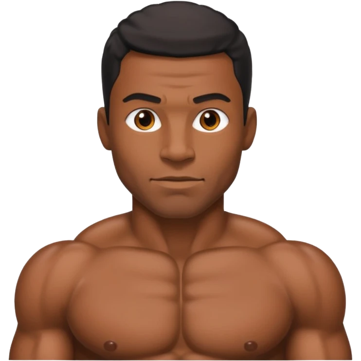 Big buff black dude  emoji