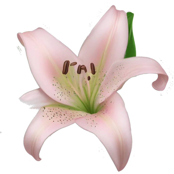 light pink lilium emoji