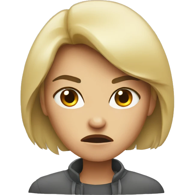 Angry woman emoji