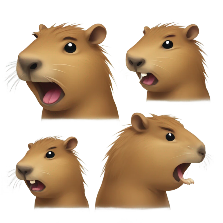 angry capybara emoji