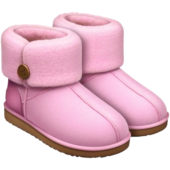 Pink ugg slippers emoji