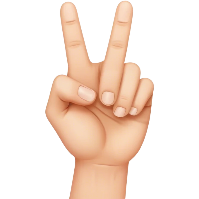 Double middle finger emoji