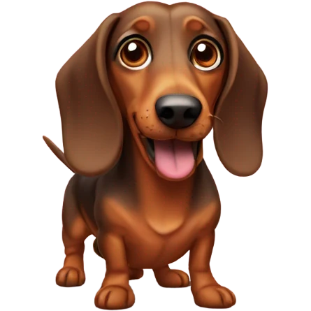 Wiener dog emoji