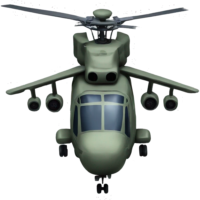 Army helicopter  emoji
