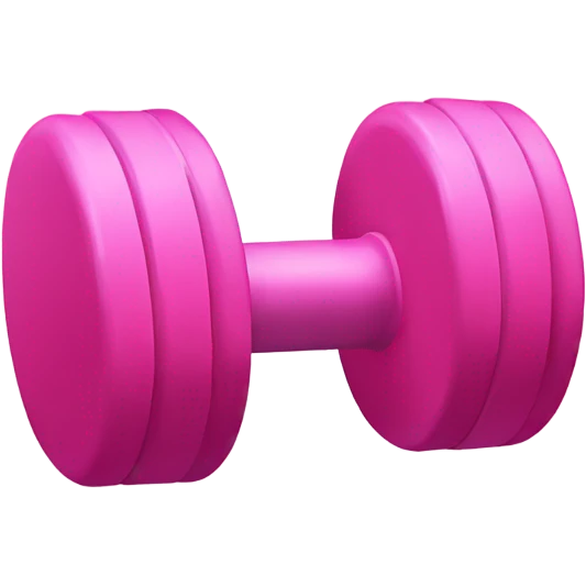 Pink dumbbells  emoji