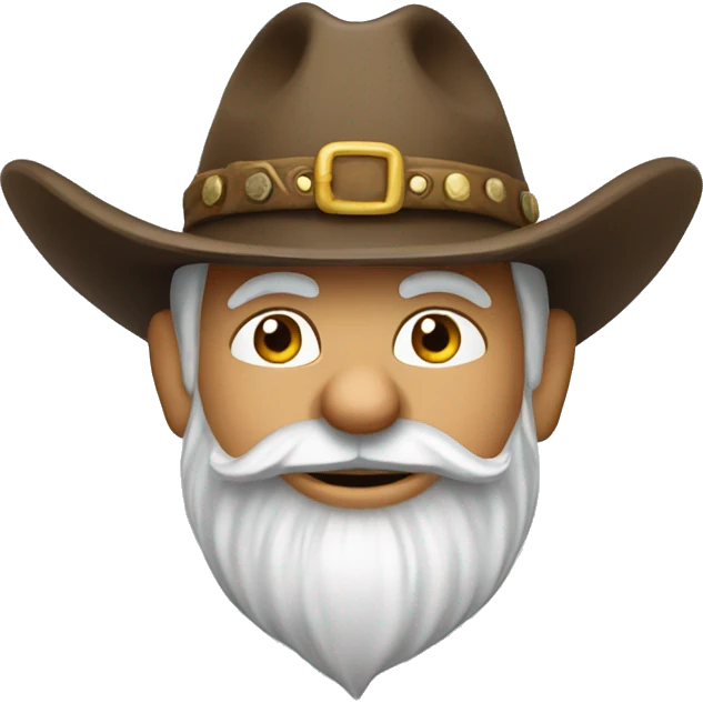 Gnome wearing cowboy hat emoji