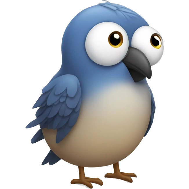 sad bird emoji