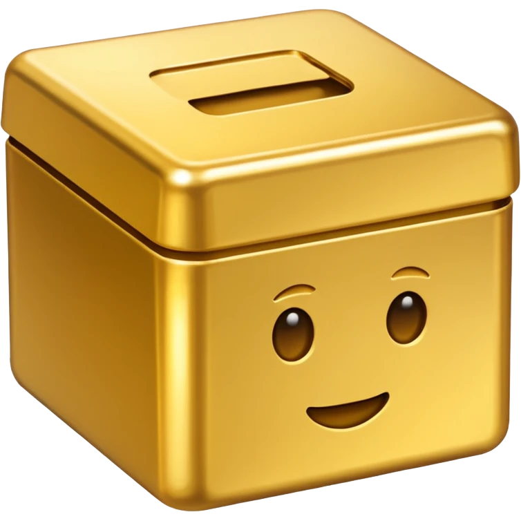 Gold box emoji