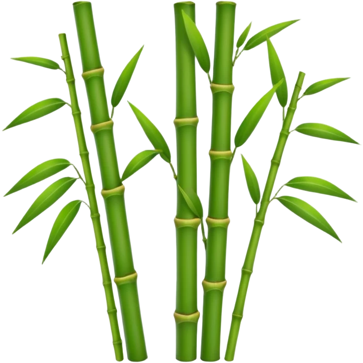 green bamboo stalks with leaves emoji