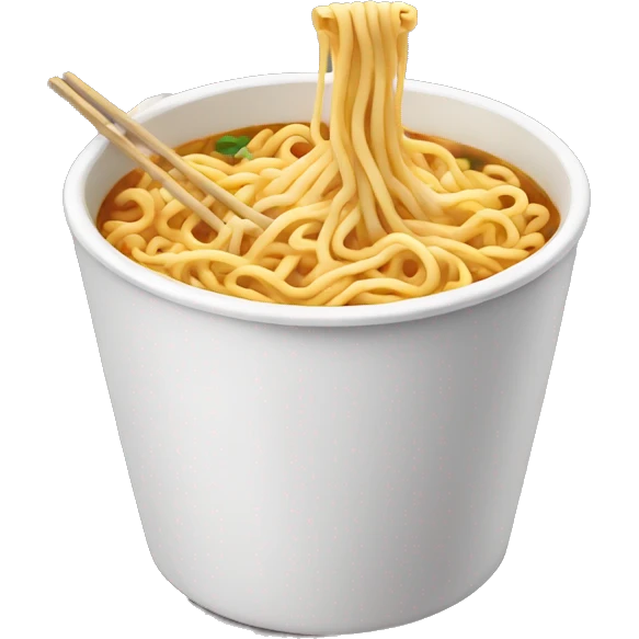 cup with noodle emoji