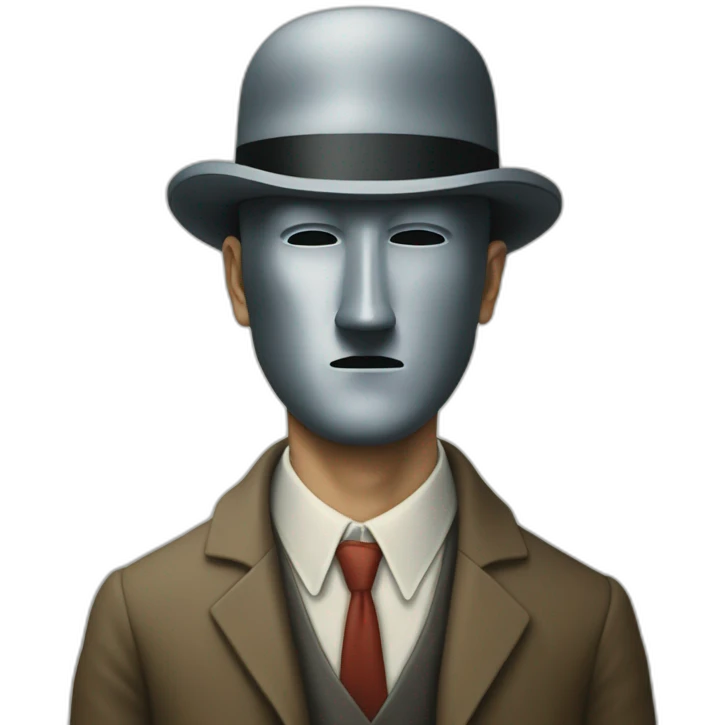 magritte The Son of Man emoji