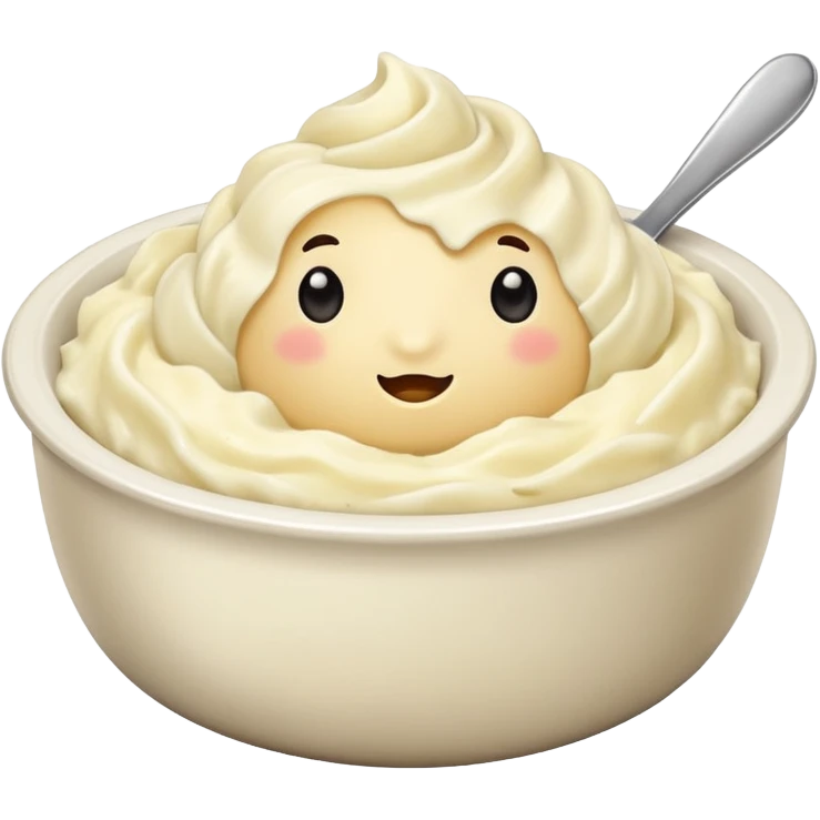 Mashed potatoes emoji