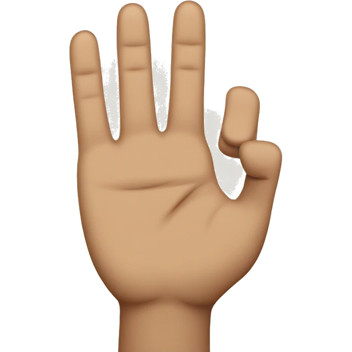 A finger with the saying you but in a Moroccan style emoji