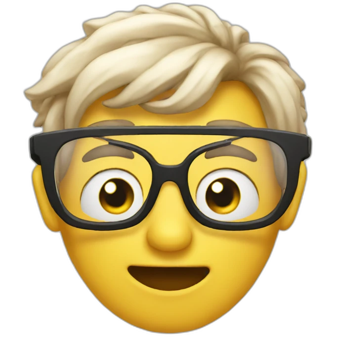 very impressed nerd emoji face emoji