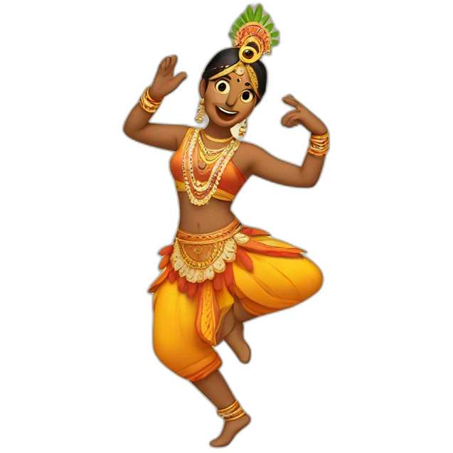 Indian dancing emoji